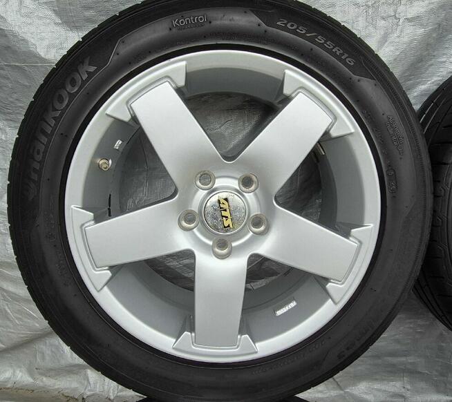 Komplet kół felgi aluminiowe opony letnie 5x108 16 205/55 r1