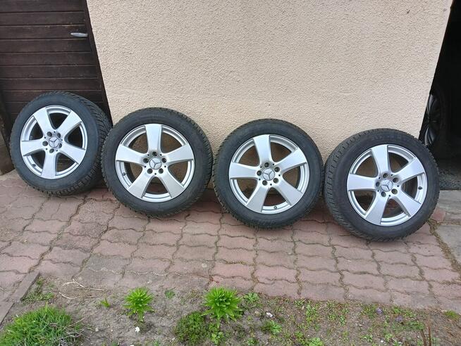 Koła zimowe 17 5x112 opony 215/55R 17 Mercedes B,A klasa iC