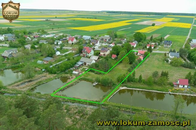 Dom ze stawem Kozieniec gm. Siennica Różana