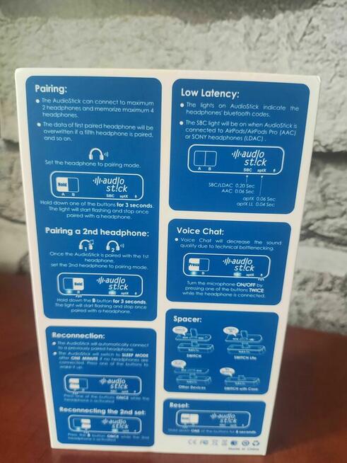 Adapter audio Transmitter 5.0 PS5 PS4 PlayStation 4