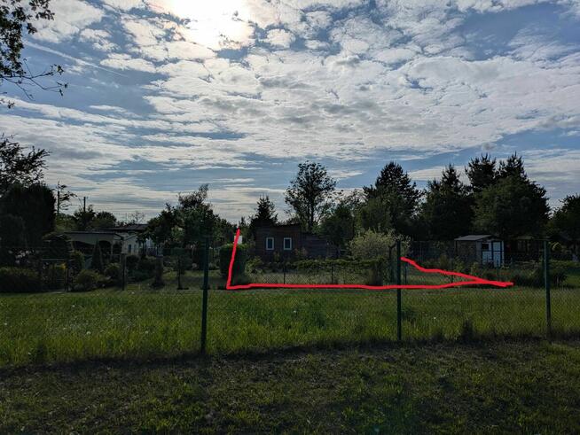 Działka ROD Elektron Brochów Wiaduktowa Nowa altana 12m
