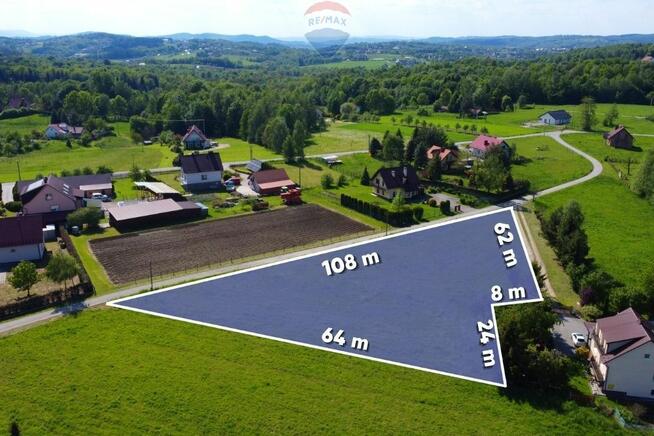 DZIAŁKA BUDOWLANA 2900 m² | ŁOMNA | NOWY WIŚNICZ