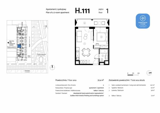 Mieszkanie Świnoujście, Uzdrowiskowa