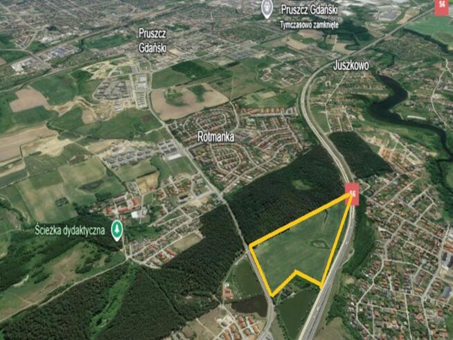 Działka inwestycyjna Straszyn gm. Pruszcz Gdański,