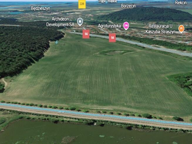 Działka inwestycyjna Straszyn gm. Pruszcz Gdański,