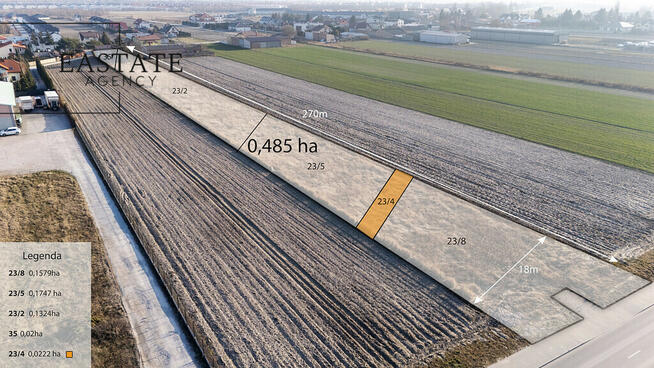 Działka przestrzałowa, budowalna z MPZP | trasa S7 | Zgorzała
