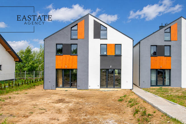 Nowoczesny bliźniak 110 m² z ogrodem