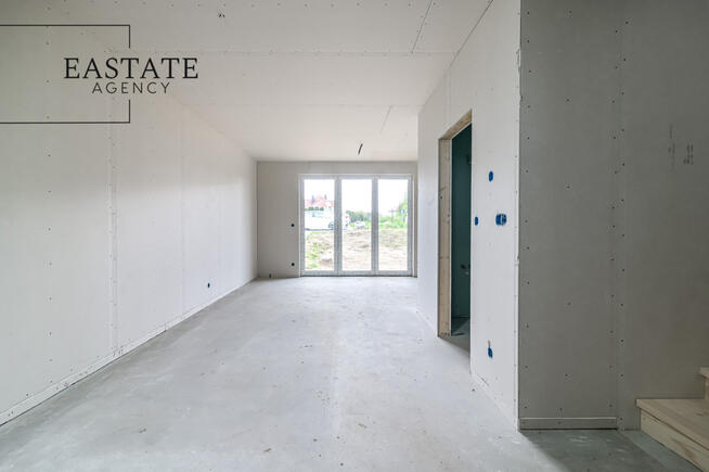 Nowoczesny bliźniak 110 m² z ogrodem