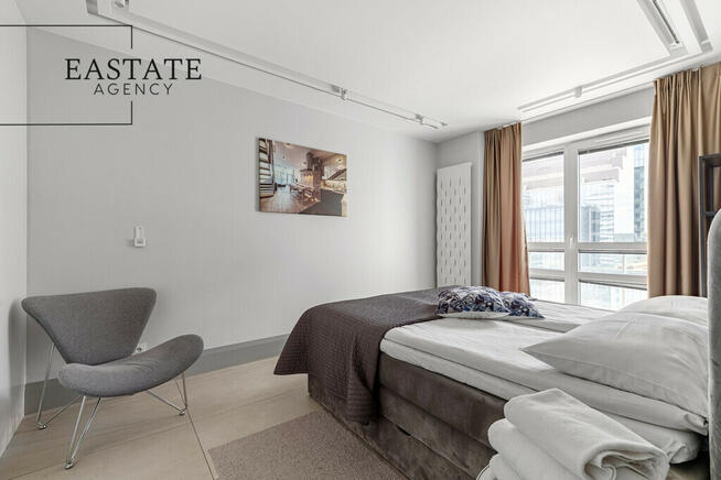 Apartament z panoramą centrum Warszawy