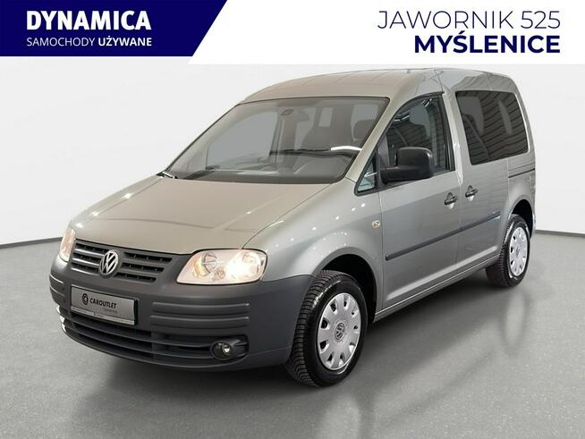 Volkswagen Caddy Life 1.9TDI 105KM M5 2010 r., HAK, przebieg tylko 211tys.km, 7mio os.
