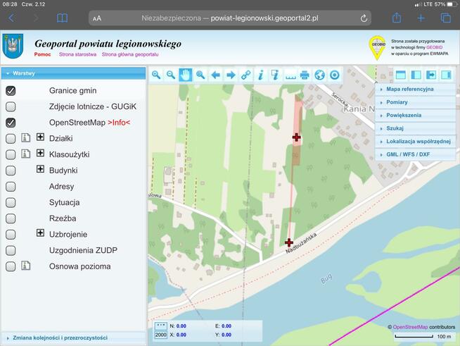 Działka budowlana Kania Nowa gm. Serock