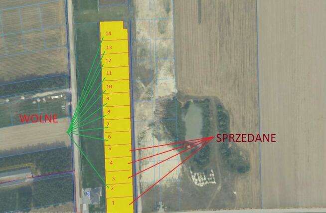 Działka Narty gm. Jedlińsk