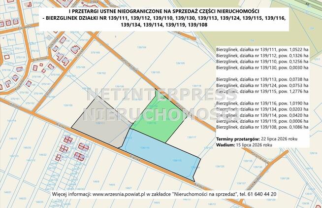 Działka Września Bierzglinek