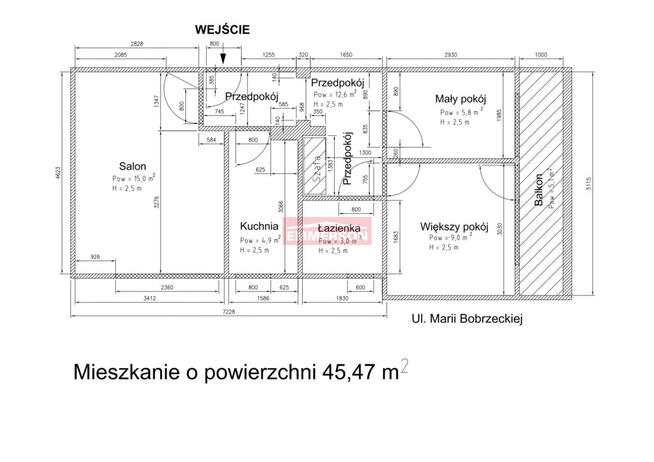 3 pokojowe z balkonem- Żabiniec