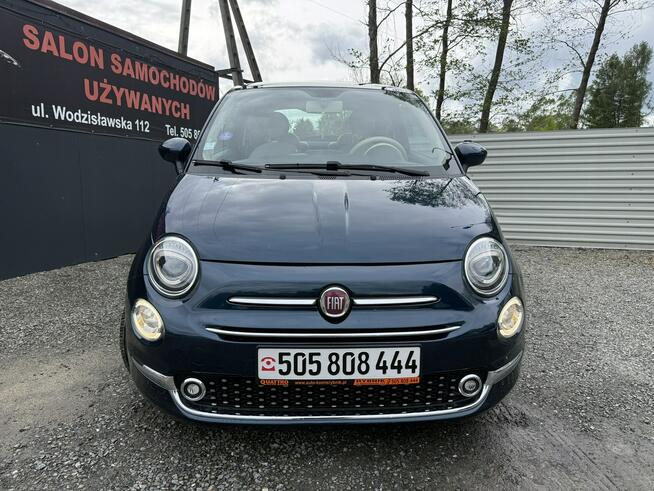 Fiat 500 Klimatyzacja. Asystent pasa. Pół-skóra.
