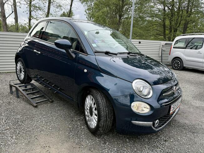 Fiat 500 Klimatyzacja. Asystent pasa. Pół-skóra.