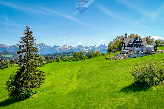 Działka inwestycyjna z widokiem na Tatry