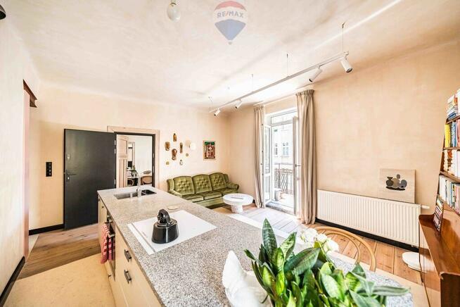 Stylowe mieszkanie biuro kamienica balkon Łazarz