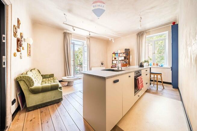 Stylowe mieszkanie biuro kamienica balkon Łazarz