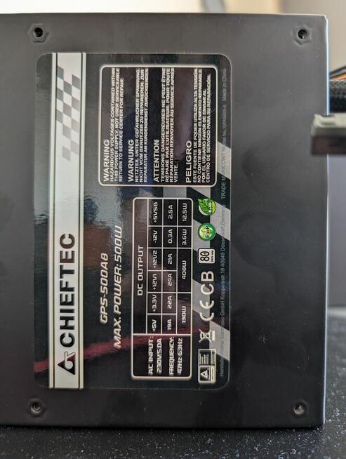 Zasilacz Chieftec GPS 500A8