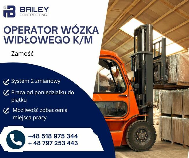 Operator wózka widłowego UDT (k/m)