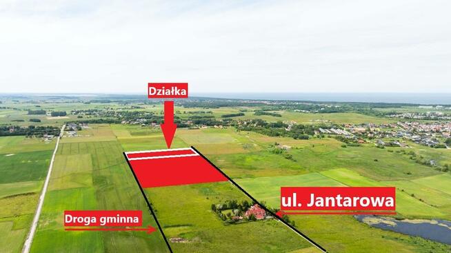 Działka rolna Zieleniewo gm. Kołobrzeg, Jantarowa