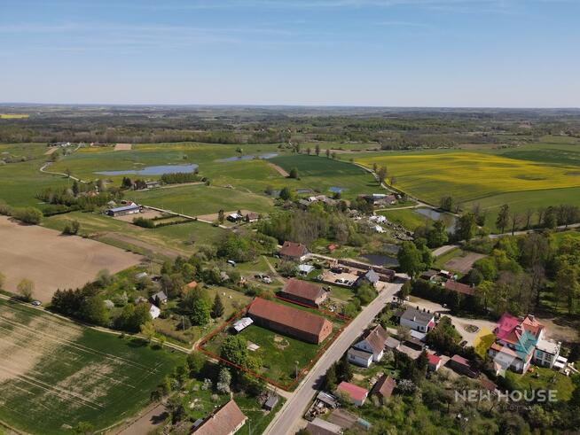 Działka z budynkiem gospodarczym 500 m2