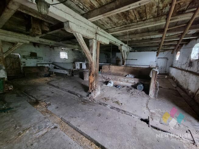 Działka z budynkiem gospodarczym 500 m2