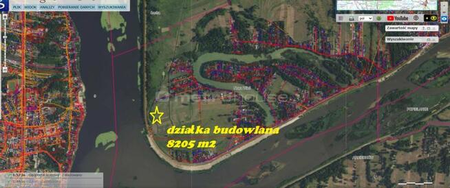 Działka budowlana 8205m2 nad Zalewem Zeg - Narwią