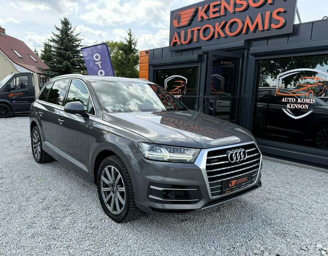 Audi Q7 7-Osobowa, 4x4, LED, Klima, Navi, Tempomat, Asystent, Panorama, FV-23%