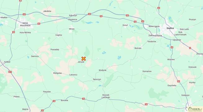 Działka budowlana Jeruzal gm. Mrozy