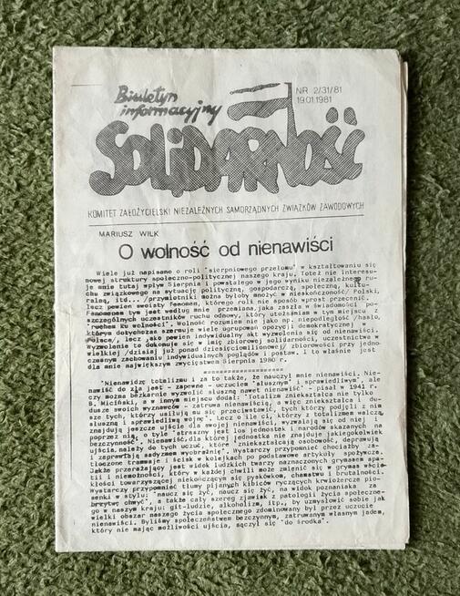Plakat Efekt IX Zjazdu PZPR 1981.