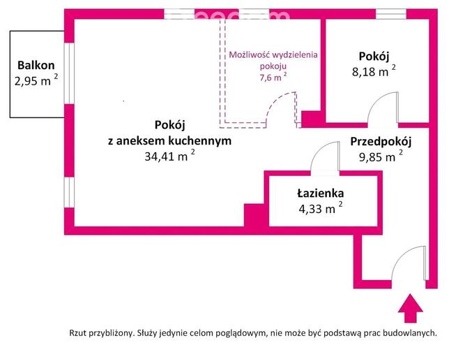 Loftowa przestrzeń z 2 miejscami postojowymi