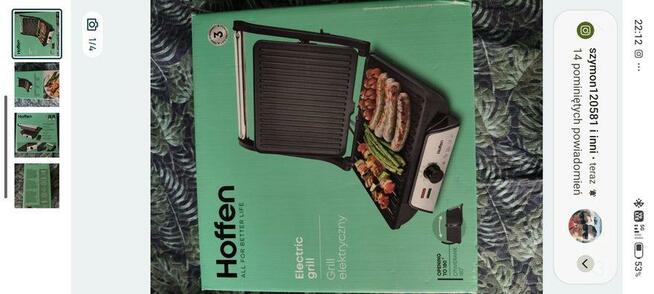 Grill elektryczny Hoffen