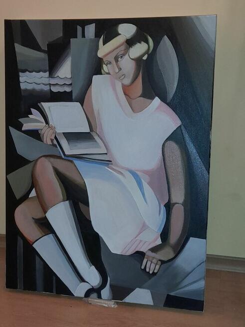 Gizette obraz - Tamara Łempicka intepretacja