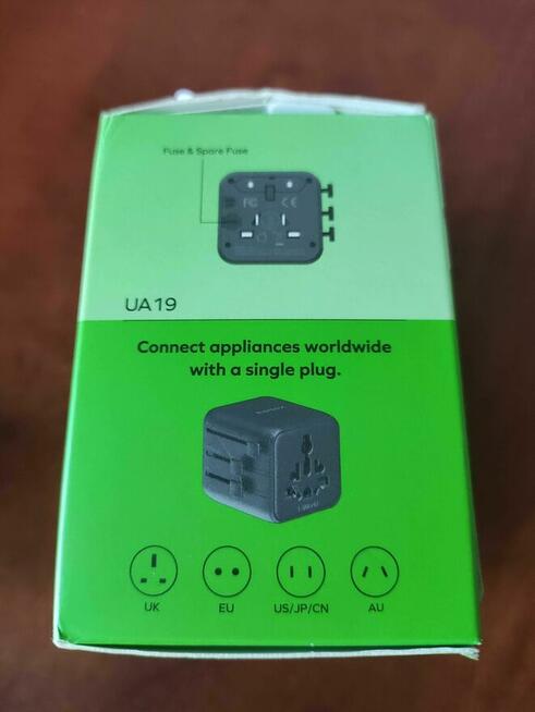 ADAPTER Podróżny przejściówka zasilania sieciowy do gniazdka