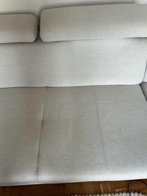 Sofa szaro biała