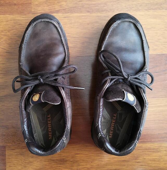 Merrell Inbound Wallabee Brown, buty skórzane, unikat vintage.