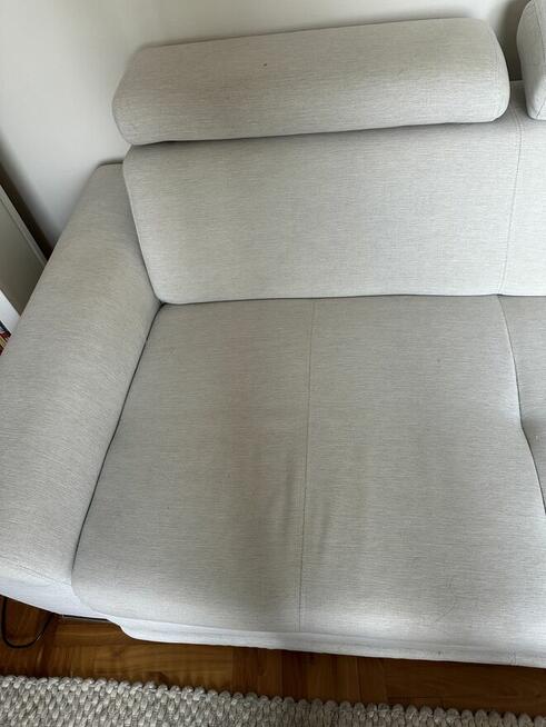 Sofa szaro biała