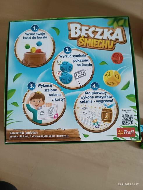 Gra rodzinna zręcznościowa - Beczka śmiechu Trefl
