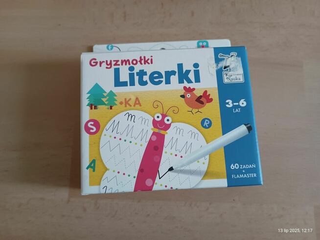 Karty zadań dla dzieci - Literki. Gryzmołki.