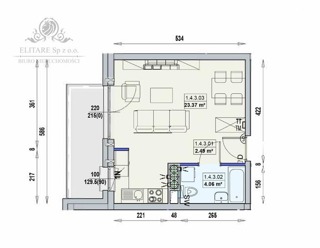 Mieszkanie 29,92m2 ,1 pok. w Centrum Wrocławia/Stare Miasto