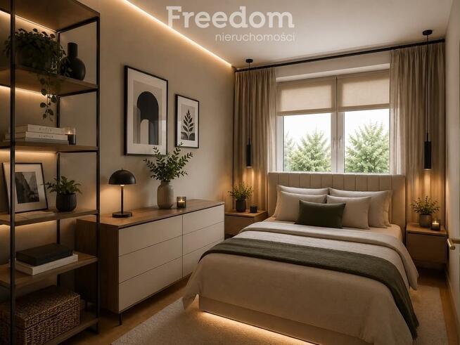 3 pokojowe mieszkanie 47 m2 ul. Wyzwolenia balkon