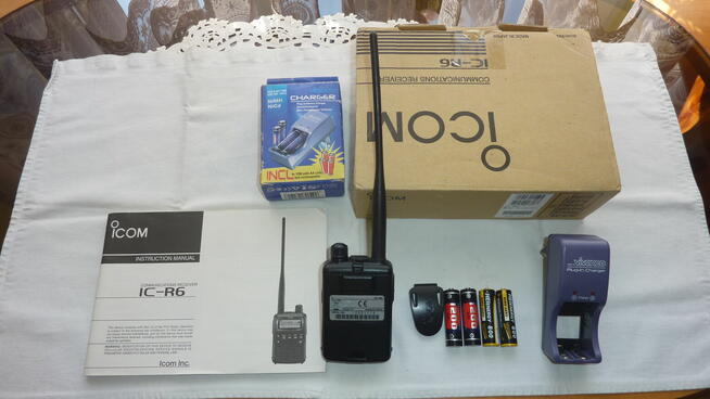Skaner nasłuchowy ICOM IC-R6.Stan b.dobry, kompletny, mało uży