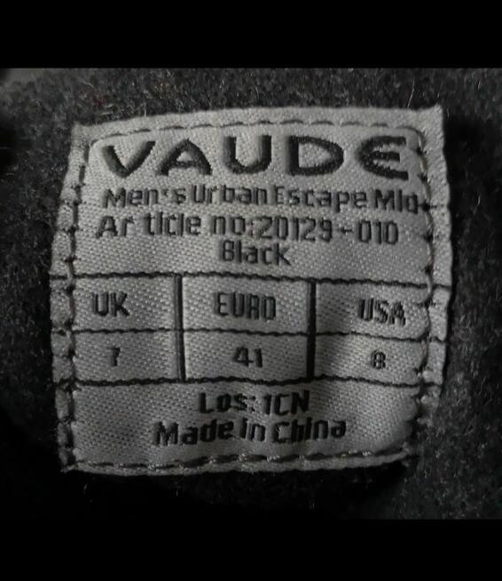 Buty Vaude Urban Escape Mid, rozmiar 41, nieużywane. Unikat.