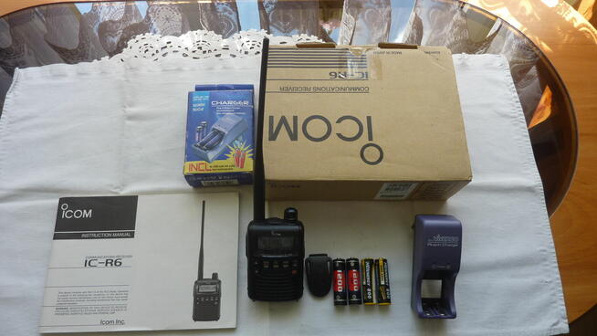 Skaner nasłuchowy ICOM IC-R6.Stan b.dobry, kompletny, mało uży