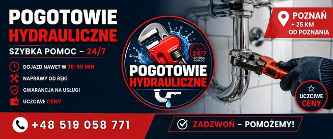 Hydraulik Poznań 24/7 | Udrażnianie, naprawy, awarie | Szybk