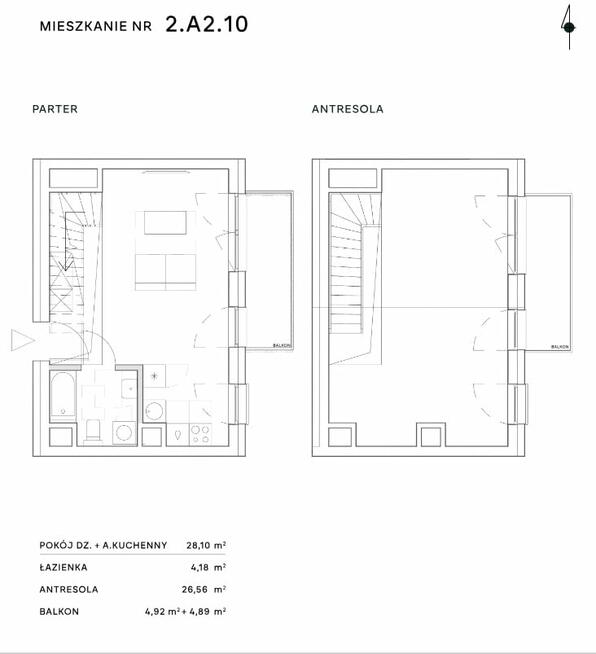 Piękne mieszkanie z antresolą "Open space", w cichej i zielonej okolicy