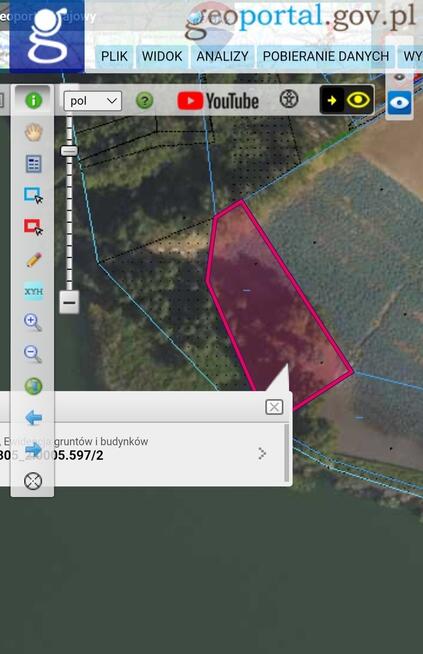 Choceń działka 3178 m² z linią brzegową i WZ