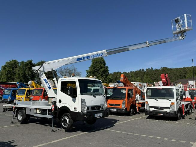 Nissan Cabstar Podnośnik Koszowy 16.5m Multitel 160 ALU Zwyżka UDT Wumag GSR P7